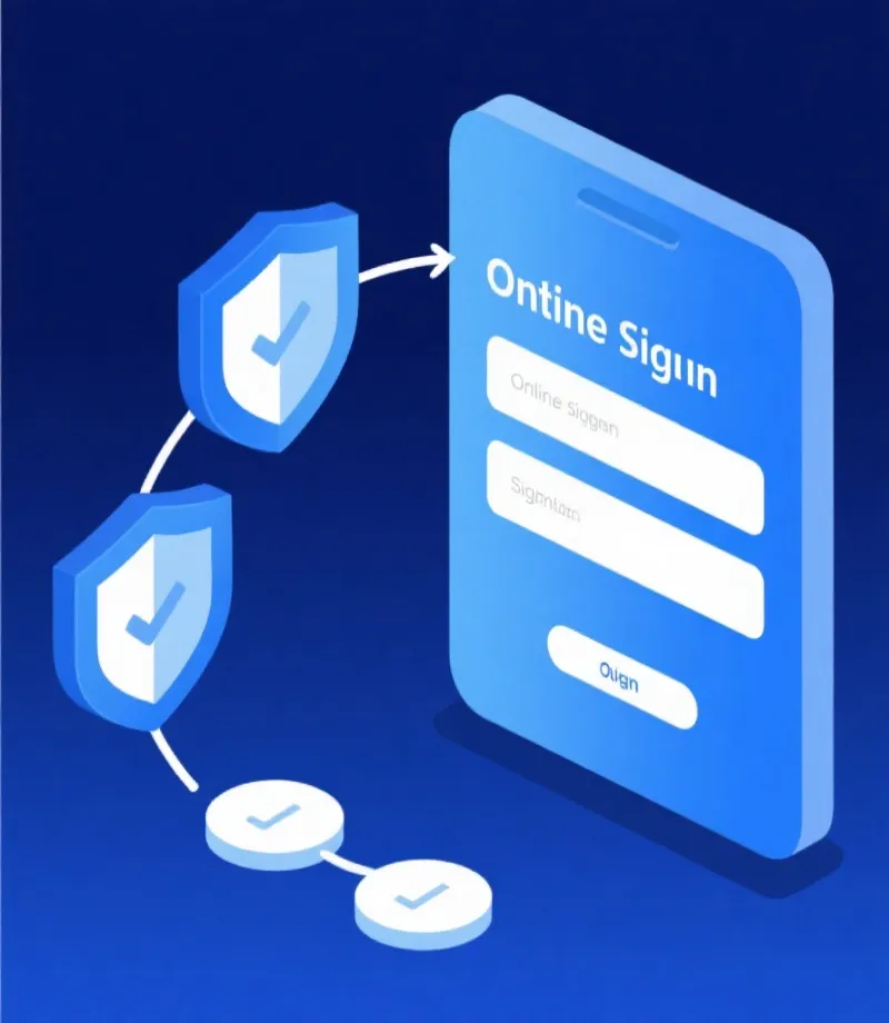 开户注册步骤示意